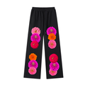 Pants,Floral,Zinnia,Flowers