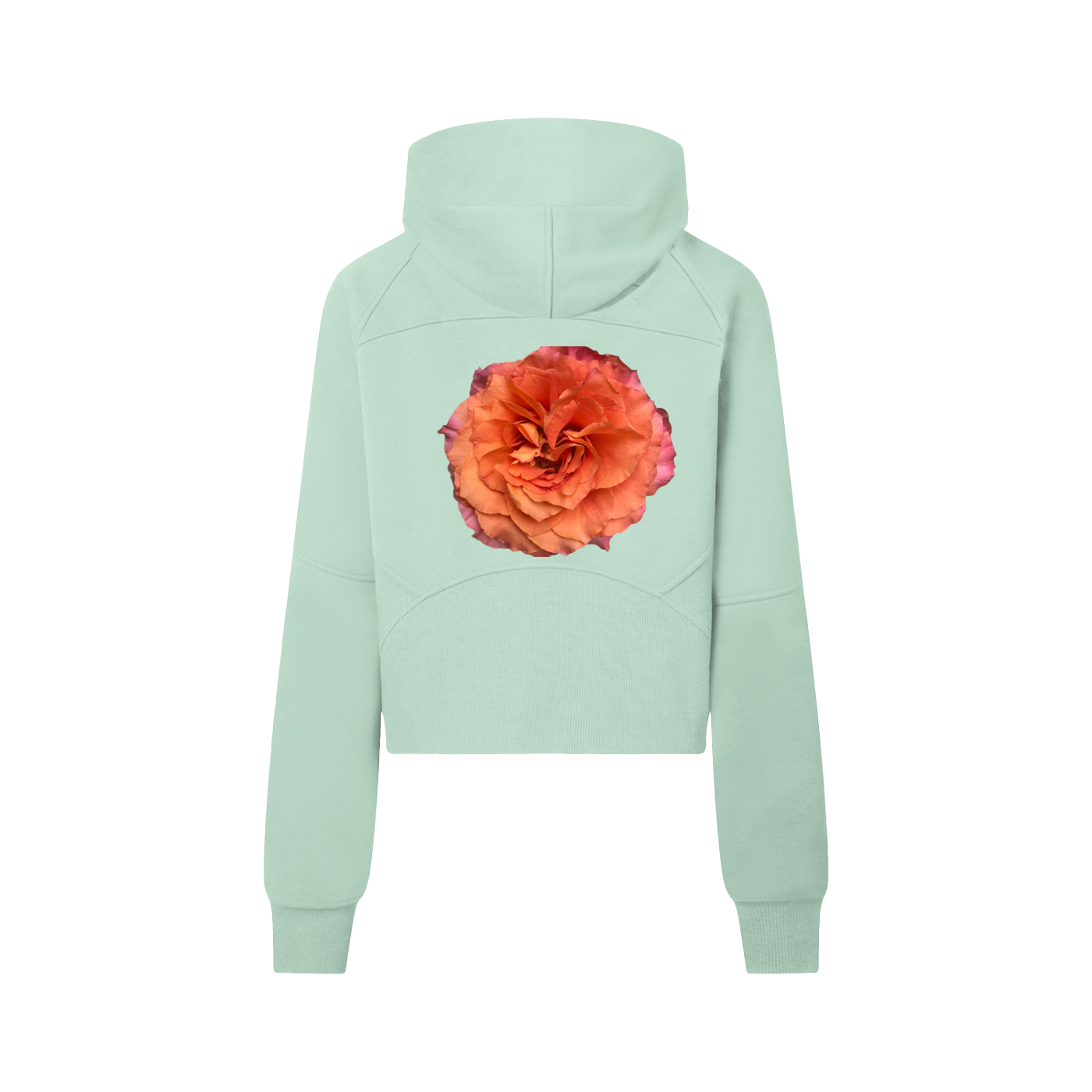 Hoodie,Cropped hoodie,Floral hoodie