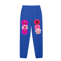 Blue pants,Floral pants
