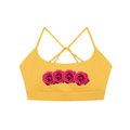 Yellow bra,Rose